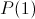 P(1)