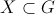 X\subset G