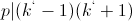 p|(k^`-1)(k^`+1)