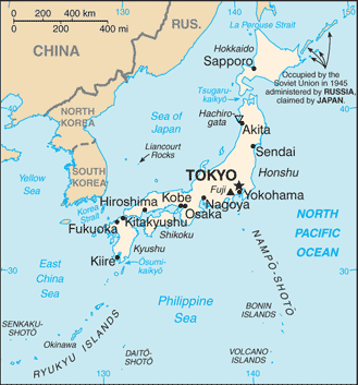 Japonia harta