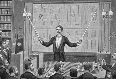 Nikola Tesla vorbind in 1880 societatii franceze pentru fizica si societatii interanationale a electricienilor