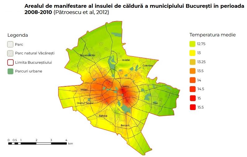 Insulă căldură - București