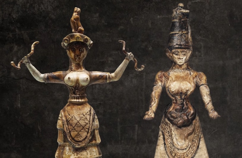 Zeițele-șarpte, civilizația minoică