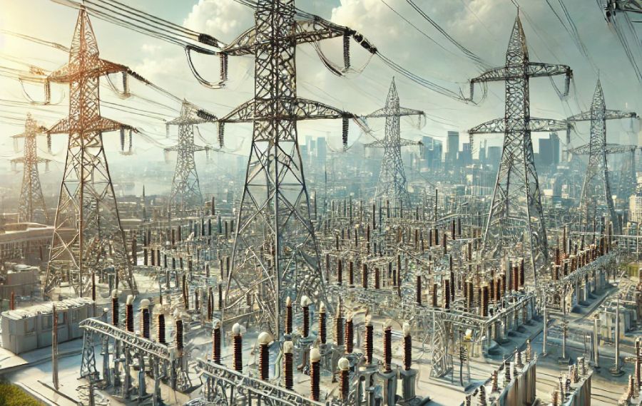 Rețea distribuție curent electric