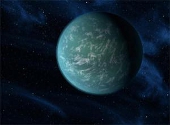 Kepler-22b. Reprezentare artist