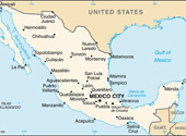 Hartă Mexic
