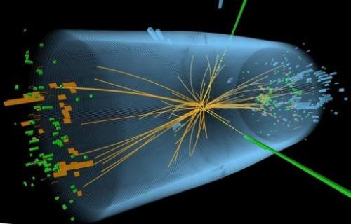 Grafic coliziuni LHC
