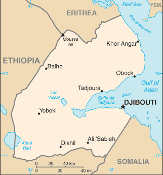 Djibouti harta