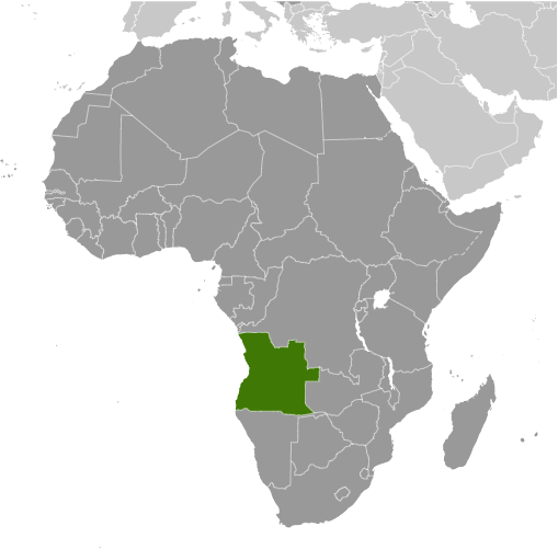 Angola poziţie geografică