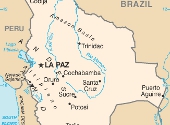 Bolivia. Harta