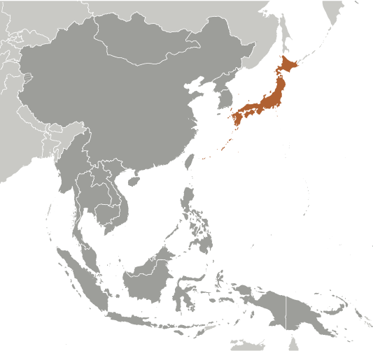 Japonia poziţie geografică