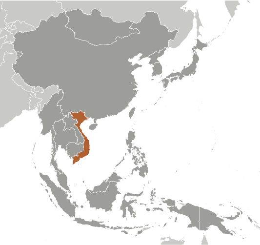 Vietnam aşezare geografică