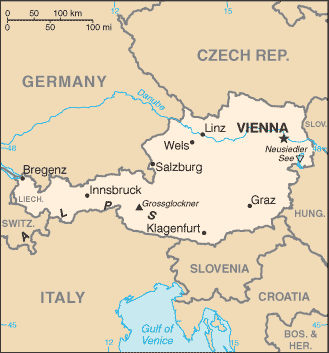 Austria harta