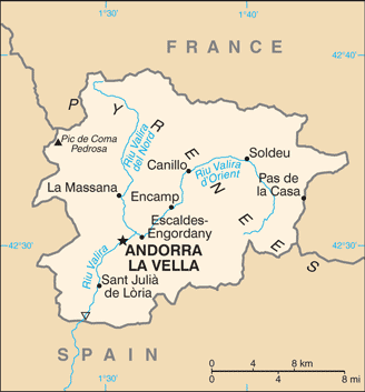 Andorra harta