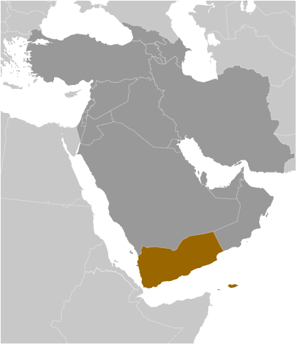Yemen localizare pozitie geografica