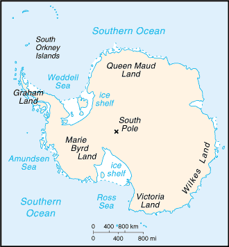 Antarctica harta