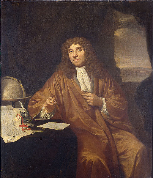 Portret Anton van Leeuwenhoek Portret Anton van Leeuwenhoek