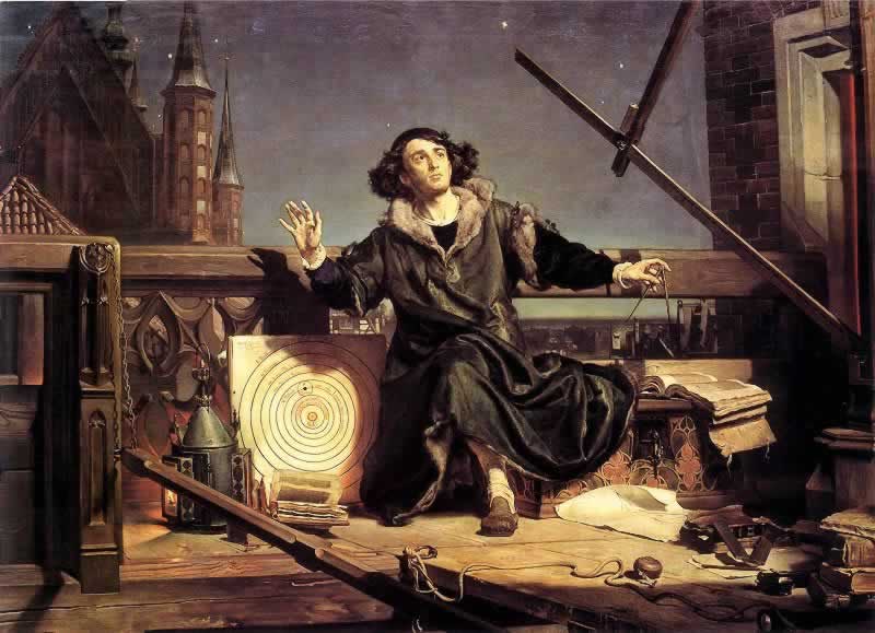 Jan Matejko Astronomul Copernic Conversatie cu Dumnezeu