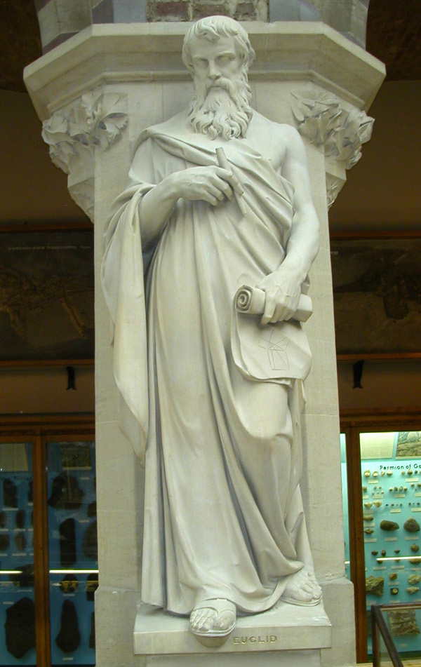 Euclid. Statuie de la Oxford