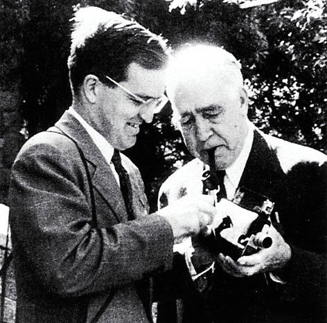 Aage Bohr şi Niels Bohr Aage Bohr şi Niels Bohr