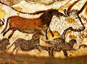Detaliu peştera Lascaux, Franţa