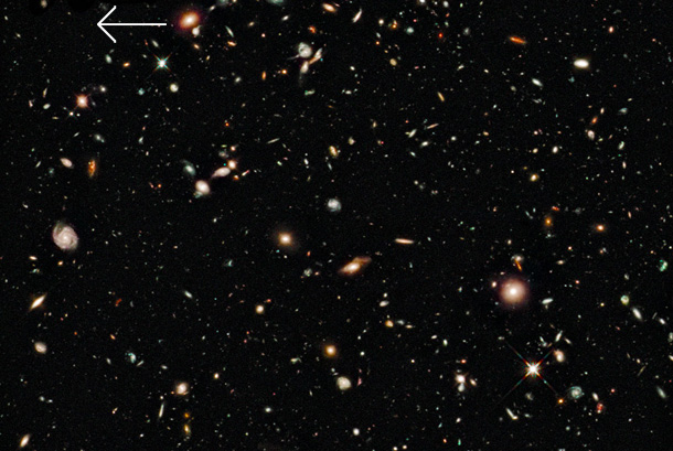 Galaxie veche 13 miliarde ani Galaxie veche 13 miliarde ani