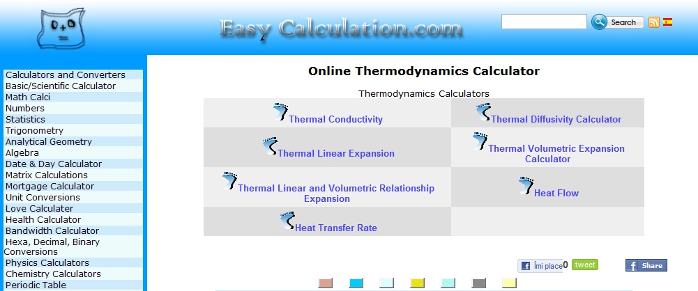 Calculatoare ptr domeniul termodinamicii