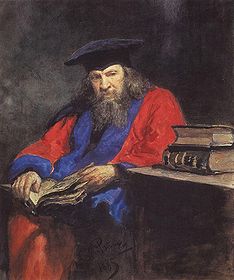 Porter Mendeleev realizat de Repin