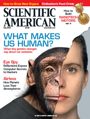 Coperta Sciam mai 2009 Coperta Sciam mai 2009