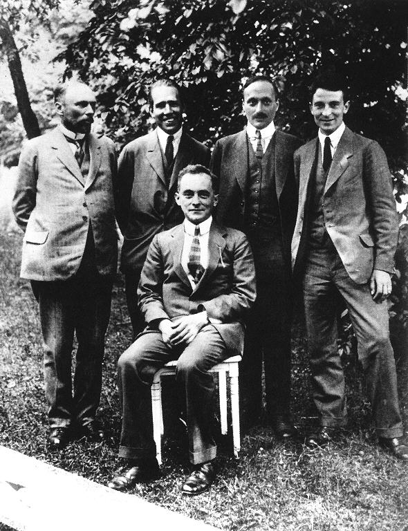 Carl W.Oseen, Niels Bohr, James Franck, Oskar Klein, Max Born Carl W.Oseen, Niels Bohr, James Franck, Oskar Klein, Max Born