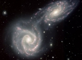 Coliziune intre 2 galaxii